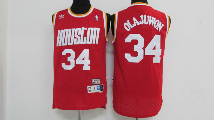 Rockets 34 Hakeem Olajuwon Red Hardwood Classics Jersey,We sell and wholesale Rockets 34 Hakeem Olajuwon Red Hardwood Classics Jersey on line form chian!